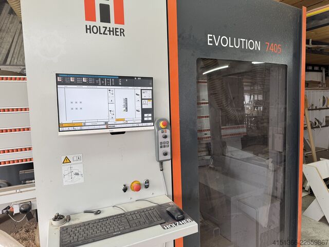 Vertikales Holzbearbeitungszentrum HOLZ-HER EVOLUTION EVOLUTION 7405 4mat Edition 21