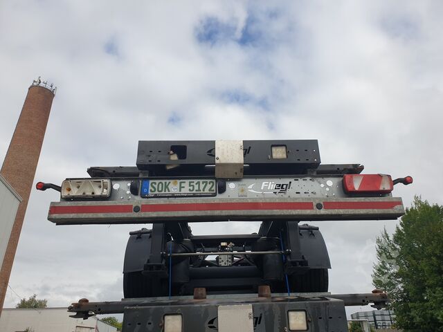 Trailer Swap Chassis Fliegl Tandem Wechselanhänger TWP 180 Mega-EL