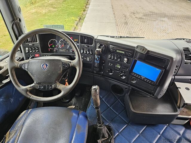 Platform trailer SCANIA R480 6X2 MANUAL CRANE
