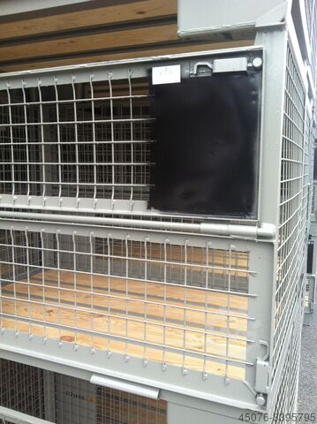 Euro pool mesh box 800 x 1200 mm, new Gitterbox Masse   1.240 x 835 x 970 mm Innenmasse  1.200 x 800 x 800 mm