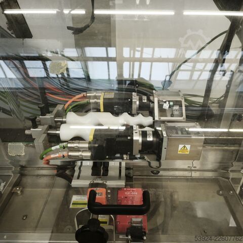 Edelstahl Etikettieranlage Lablemaschine Harland Machine systems Mercury