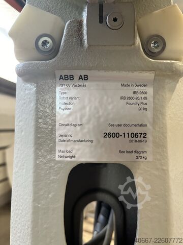 Industrial robot ABB Roboter IRB 2600/165-20