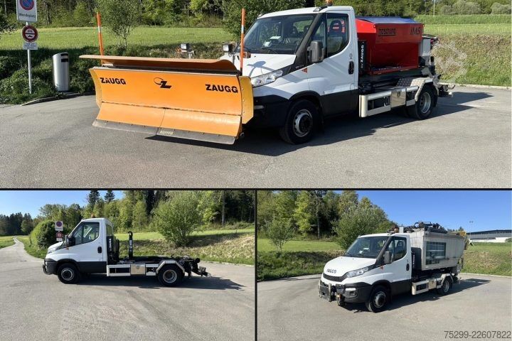 Roll-off tipper truck Iveco 70C17 Haken / Kehricht / WD