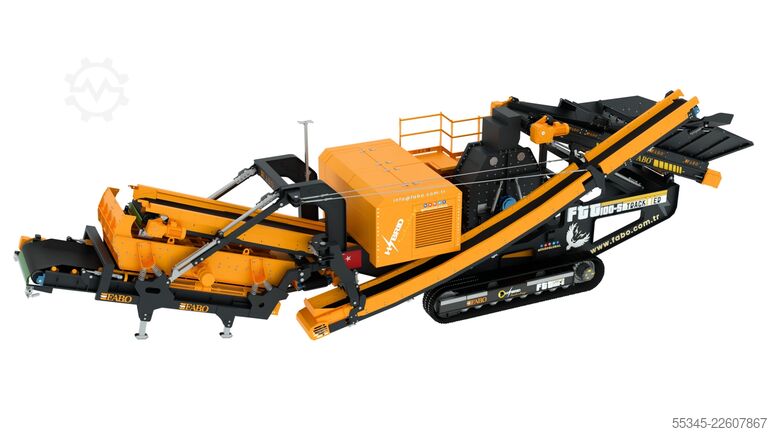 Crushing equipment/mobile crushing plant FABO Crushing Equipment FTT-100-S Mobile Tertiary Impact Crusher
