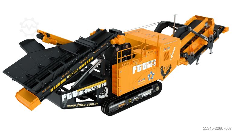 Crushing equipment/mobile crushing plant FABO Crushing Equipment FTT-100-S Mobile Tertiary Impact Crusher