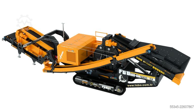 Crushing equipment/mobile crushing plant FABO Crushing Equipment FTT-100-S Mobile Tertiary Impact Crusher