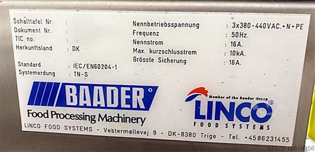 Geflügel-Pufferanlage Baader Linco 
