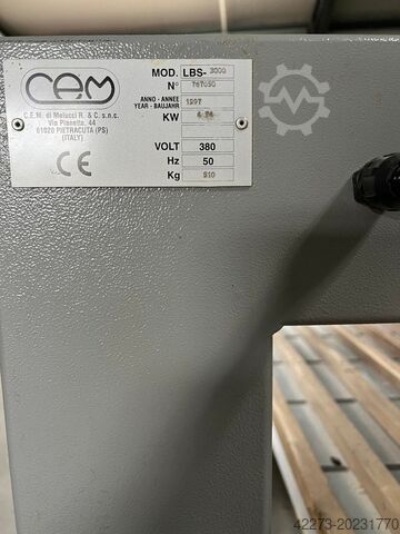 Long belt sander CEM LBS 3000