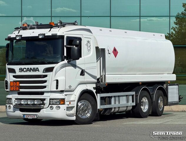 LKW mit Tankaufbau SCANIA R500 V8 EURO 5 FULL AIR 6X2 FULL ADR FUEL DIESEL