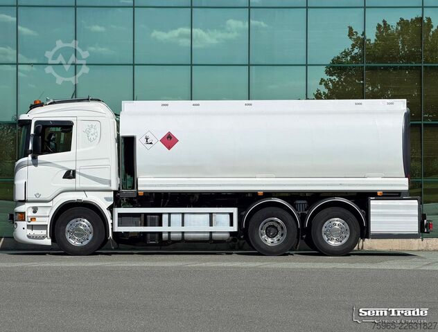 LKW mit Tankaufbau SCANIA R500 V8 EURO 5 FULL AIR 6X2 FULL ADR FUEL DIESEL