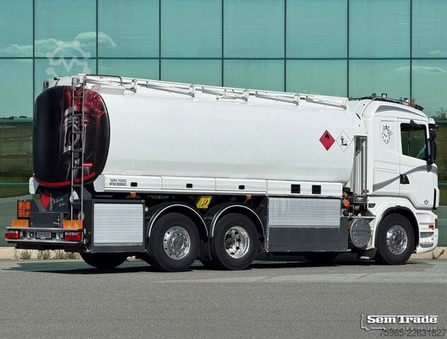 LKW mit Tankaufbau SCANIA R500 V8 EURO 5 FULL AIR 6X2 FULL ADR FUEL DIESEL