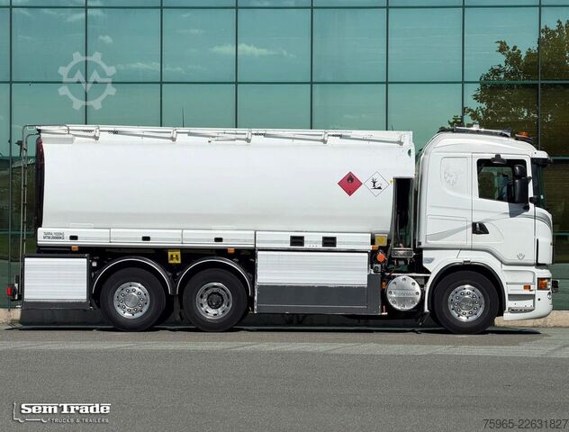 LKW mit Tankaufbau SCANIA R500 V8 EURO 5 FULL AIR 6X2 FULL ADR FUEL DIESEL