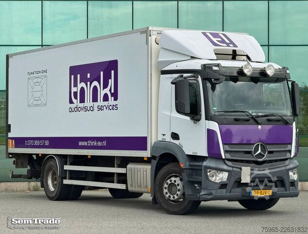LKW mit Kofferaufbau MERCEDES-BENZ Antos 1830 FULL AIR TAIL LIFT 648.000 KM SMART T