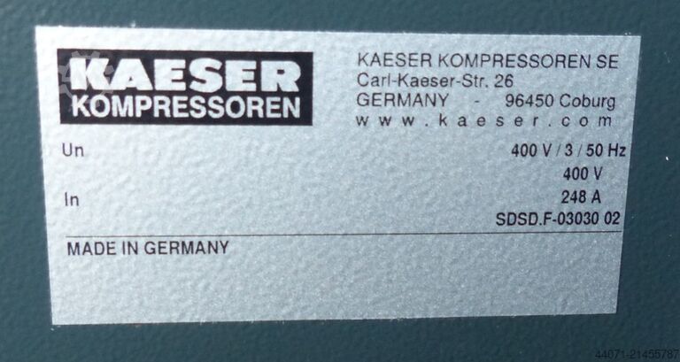 Screw compressor Kaeser DSD240SFC