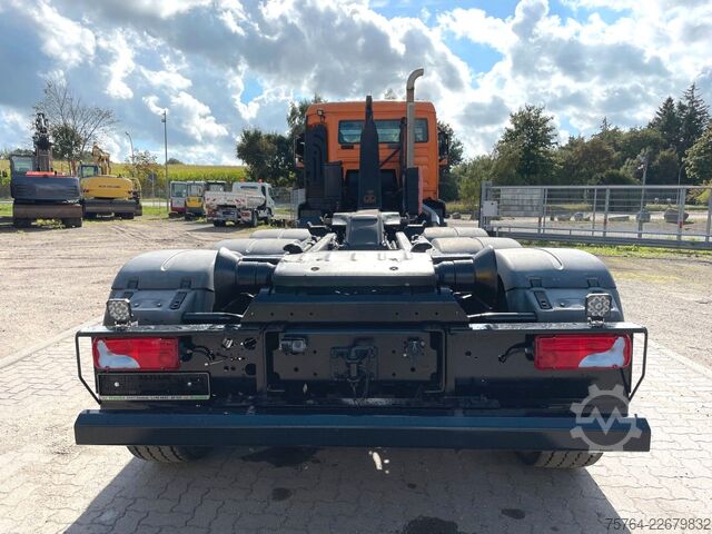 Abrollkipper MAN TGS 35.440 / HIAB XR26.59 / 8x4 /Gelenkt/ 67 tkm