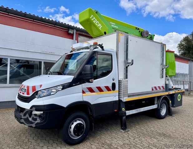 Truck with aerial work platform Iveco Steiger France Elevateur 172 CPL
