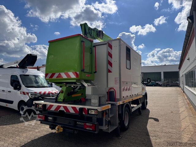 Truck with aerial work platform Iveco Steiger France Elevateur 172 CPL