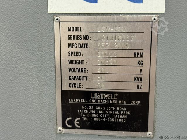 CNC lathe Leadwell LCV-760