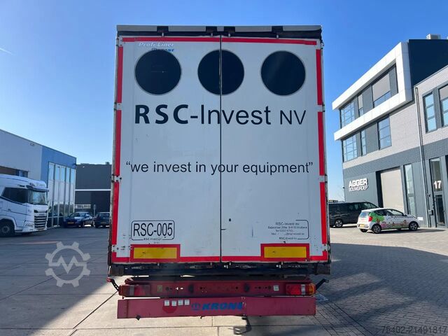 Curtain sided Krone SD 27 / Tautliner / 1x Lift Axle / Disc Brakes