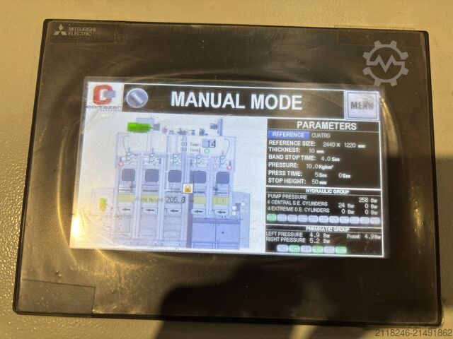 Cortazar Presse 5000t - 4,7x1,8m Vakuum Cortazar Especial