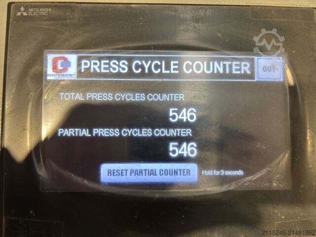 Cortazar Presse 5000t - 4,7x1,8m Vakuum Cortazar Especial