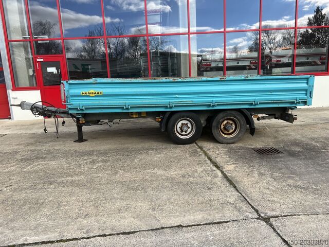 Tipper trailer Humbaur HTK 10 50 24  Tandem Kipper- Tieflader