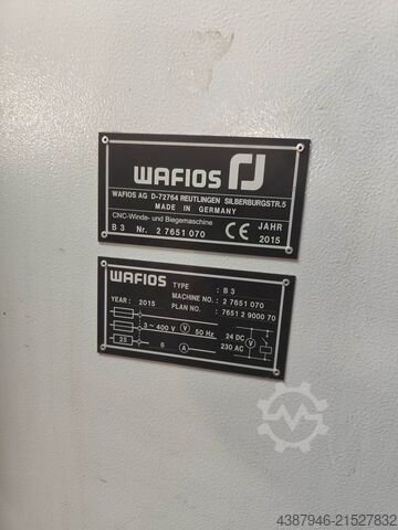 Drahtbiegemaschine Wafios B3