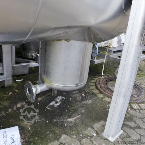 1600 liter insulated pressure tank made of V4A INDAP Industrieapparate 9049