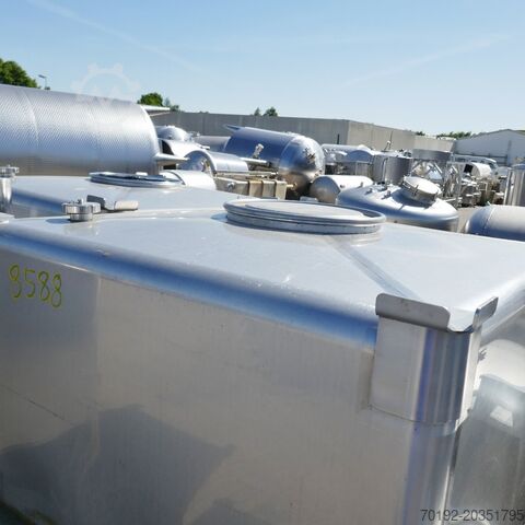 1950 liter bulk container made of V4A  8588