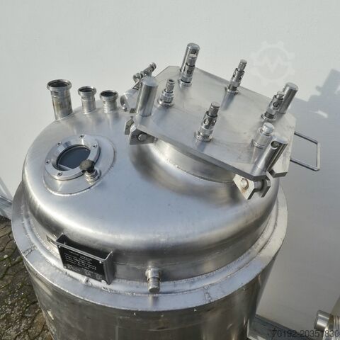 750 liter heatable/coolable pressure tank made of V4A Gross Apparatebau 7272