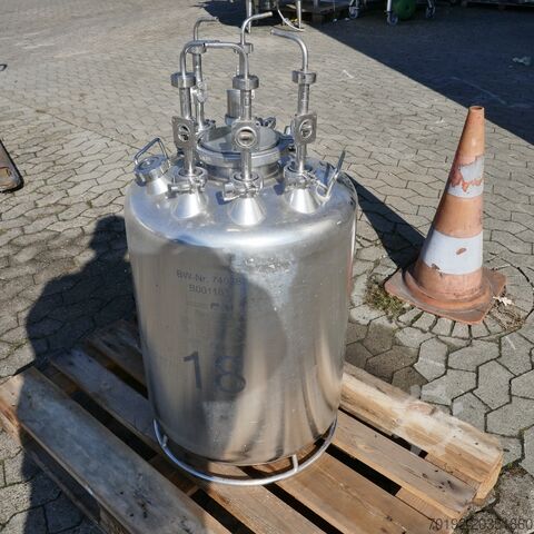 130 liter pressure tank made of V4A Eckhardt + Hedderich 6311