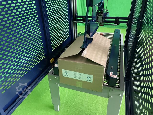 Kartonverschließer für geöffnete Kartons Kartonverschließmaschine min. B115/H110 MH-FJ-3A mit Deckelverschließmechanismus