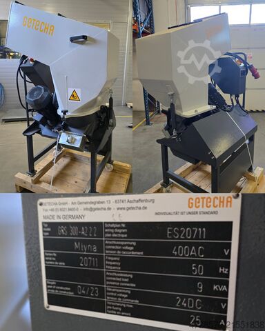 Zentrale Kunststoffgranuliermaschine GETECHA GRS 300 A 2.2.2