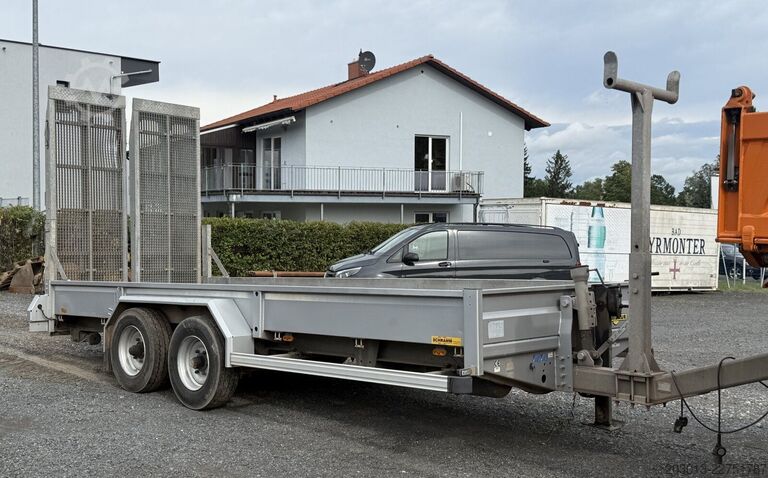 Low loader trailer HUMBAUR HS 106020 BS Anhänger mit Laderampe