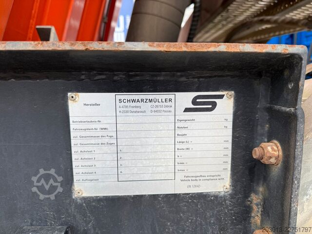 Tipper semitrailer SCHWARZMÜLLER LIS 3/E Kippauflieger 3 Achse *1 Liftachse