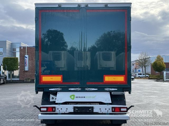 Open semitrailer with tarp Berger Curtainsider Coil