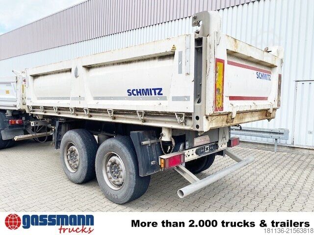 Dreiseitenkipper Anhänger Schmitz ZKI 18-4.9 Stahlbordwände, ca. 10,3m³