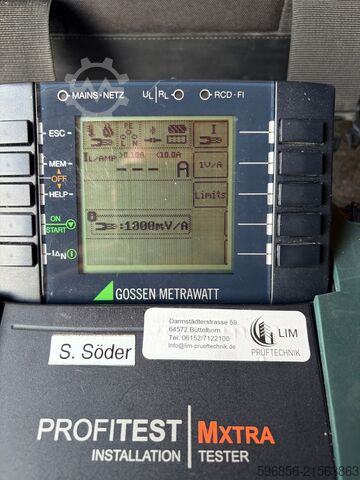 Installationsprüfgerät Gossen Metrawatt PROFITEST MXTRA CAT III CAT IV Tester instalacji Gossen Metrawatt PROFITEST MXTRA CAT III CAT IV Tester instalacji Gossen Metrawatt PROFITEST MXTRA CAT III CAT IV