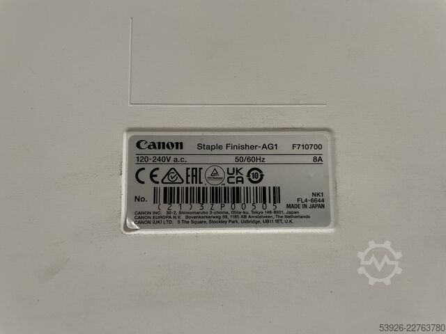Booklet/Sorting Finisher Canon Staple Finisher-AG1