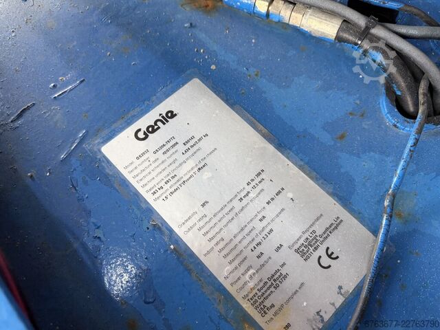 Genie GS-2032 scissor lift, year 2006, 1,200 hours, 8m working height, scissor aerial work platform. GENIE GS-2032 schaarlift schaar hoogwerker 2006 / 1200uur 8mtr werkhoogte