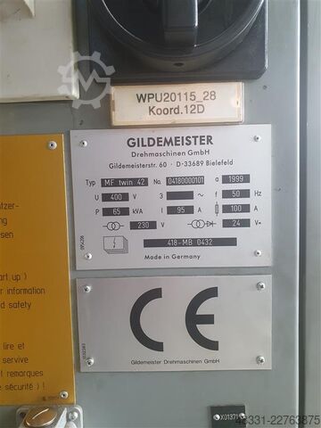 CNC Dreh- und Fräszentrum GILDEMEISTER MF TWIN 42
