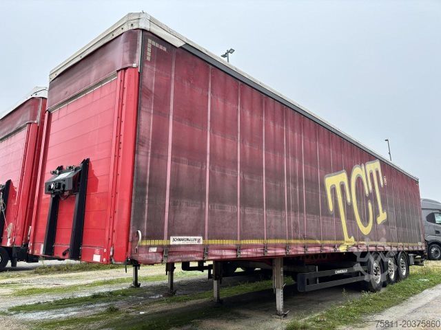 Auflieger mit Pritsche & Plane SCHWARZMÜLLER S1 J-Serie Curtainsider / Plane