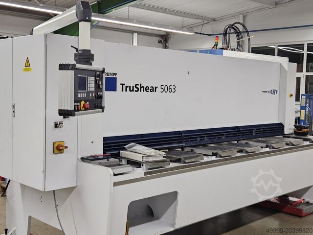 Guillotine shear 3050x6 mm Trumpf Trushear 5063