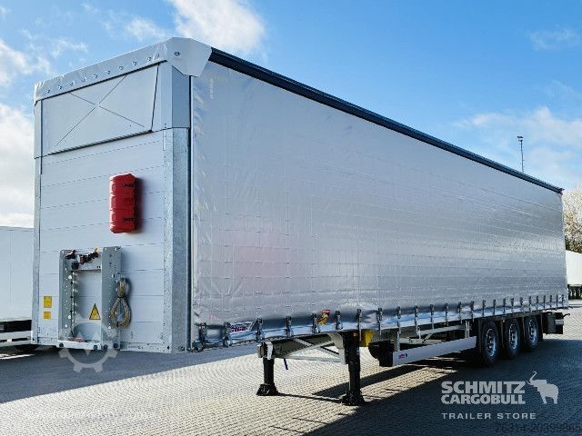Open semitrailer with tarp Schmitz Cargobull Curtainsider Mega Getränke