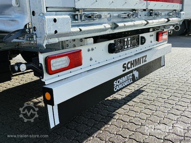 Open semitrailer with tarp Schmitz Cargobull Curtainsider Mega Getränke