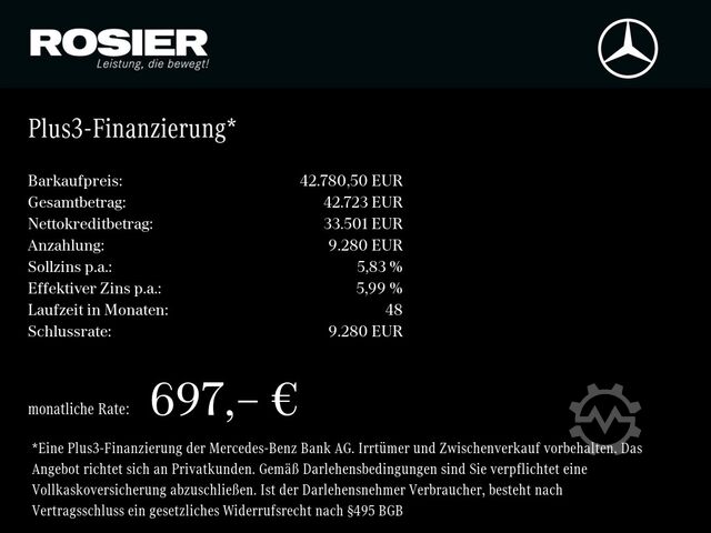 Kleinbus Mercedes-Benz Sprinter 317 CDI Mixto L2H2 MBUX Navi Kamera