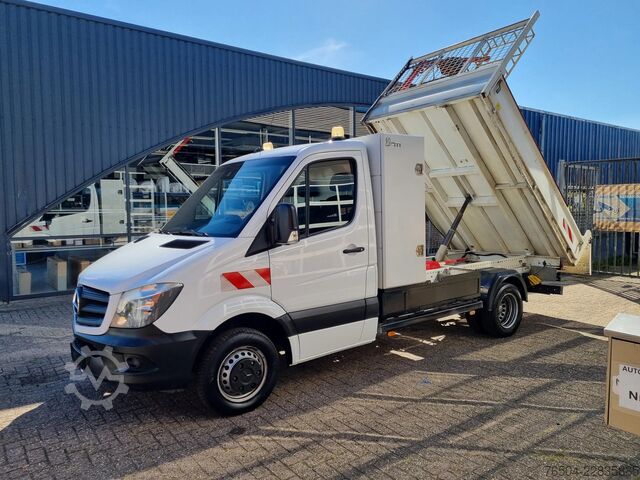 Kipper Mercedes-Benz Sprinter 516 CDI Kipper Euro 6 Hijskraan 250 kg