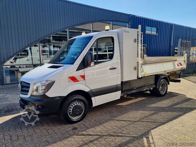 Kipper Mercedes-Benz Sprinter 516 CDI Kipper Euro 6 Hijskraan 250 kg