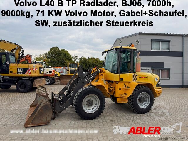Radlader Volvo L40 B TP 71 kW Gabel + Schaufel SW