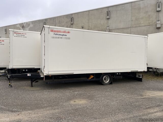 Kofferanhänger Möslein EK 1- D 7,3 1 Achs Kofferanhänger Durchladen7,08 m lang
